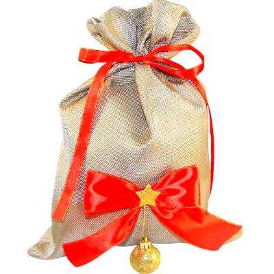 Детский новогодний подарок в мешочке весом 800 грамм